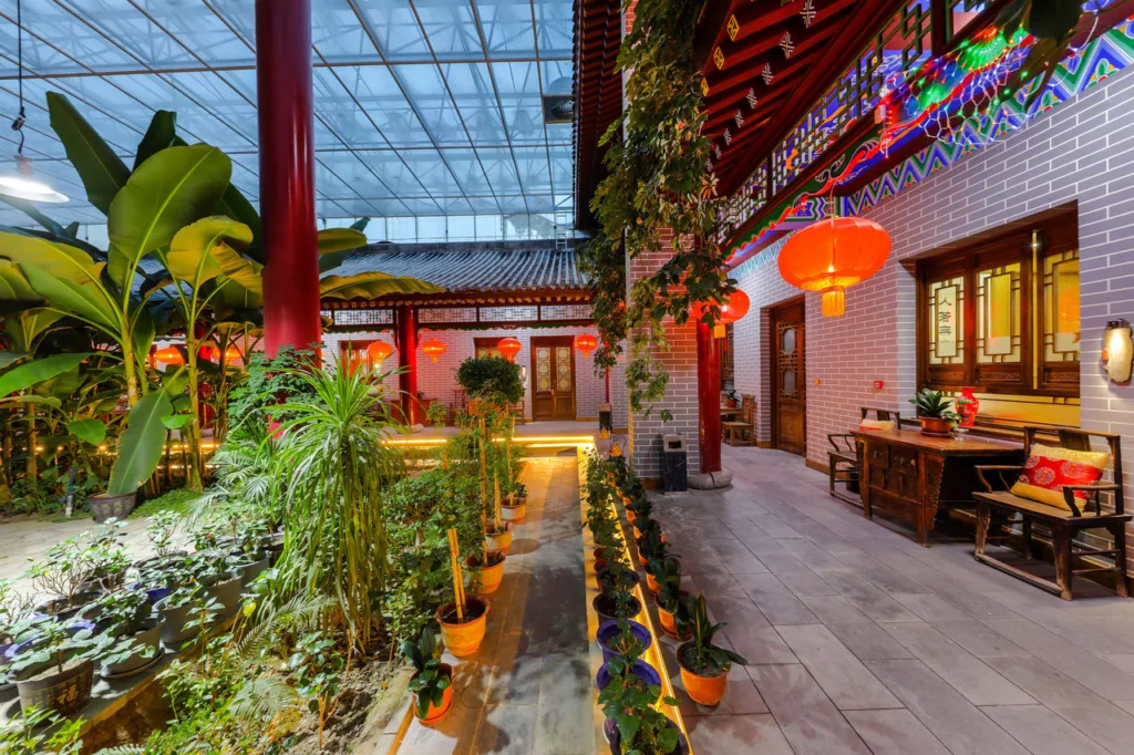 Quadrangle Courtyard of the Prefectural City
